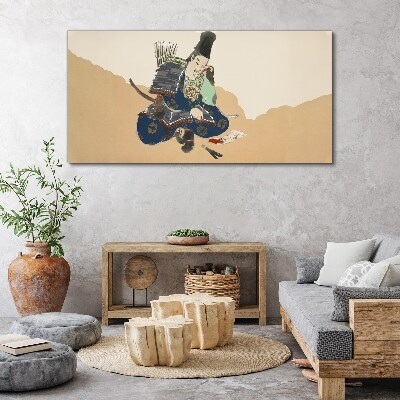 Obraz Canvas Umelec píšuci v kroji
