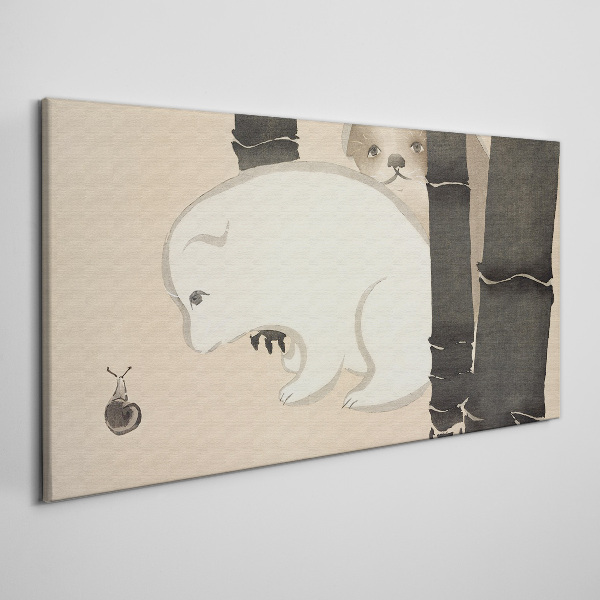 Obraz Canvas Stretnutie v lese