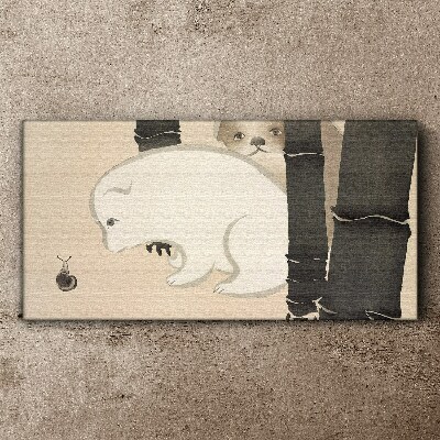 Obraz Canvas Stretnutie v lese