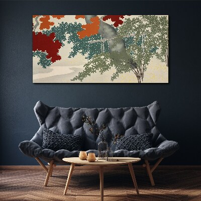 Obraz Canvas Jesenné lístie v krajine