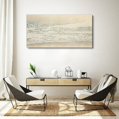 Obraz Canvas Vlny na pokojnom pozadí