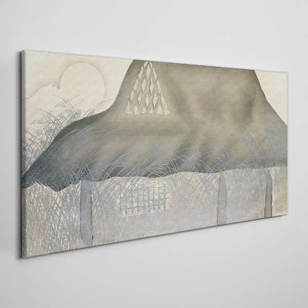 Obraz Canvas Abstrakcie dom slnko
