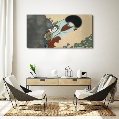 Obraz Canvas Zimná prechádzka v tradičnom štýle