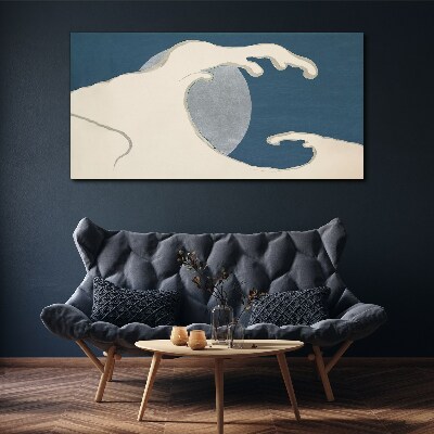 Obraz Canvas Vlna v mesačnom svite