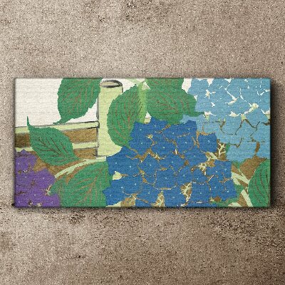 Obraz Canvas Kvetinové kompozície v pastelových farbách