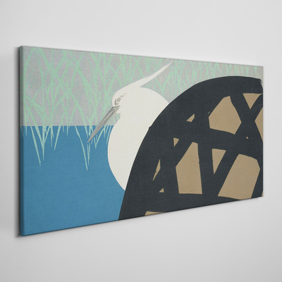 Obraz Canvas Abstrakcie vtáčie vodu