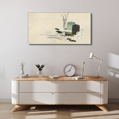 Obraz Canvas Minimalistická kompozícia s keramikou