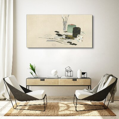 Obraz Canvas Minimalistická kompozícia s keramikou