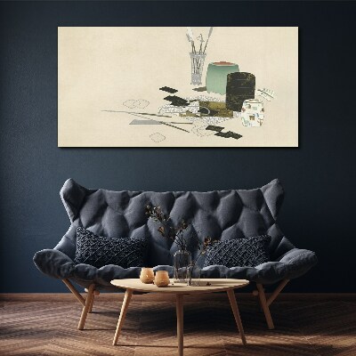 Obraz Canvas Minimalistická kompozícia s keramikou