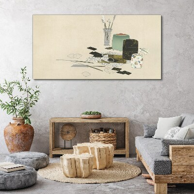 Obraz Canvas Minimalistická kompozícia s keramikou