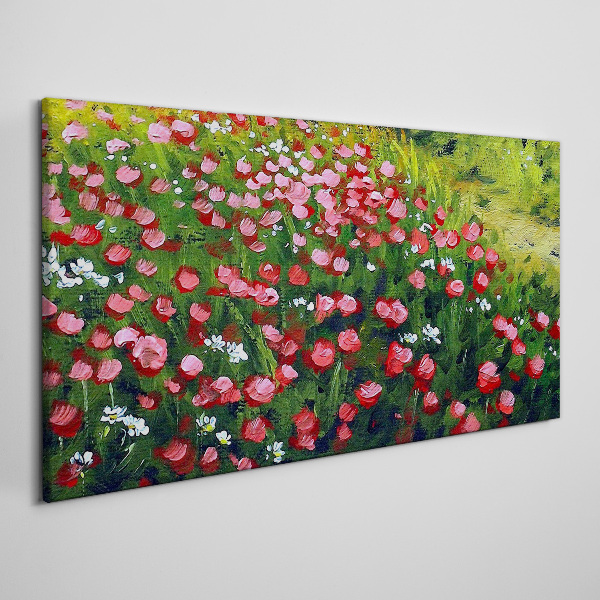 Obraz Canvas Lúka plná maku