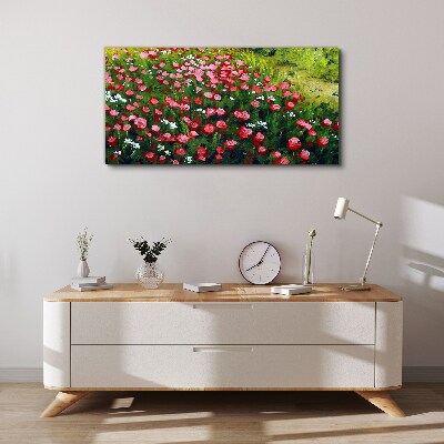 Obraz Canvas Lúka plná maku