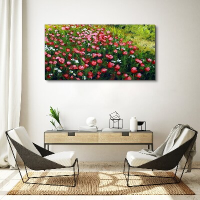 Obraz Canvas Lúka plná maku
