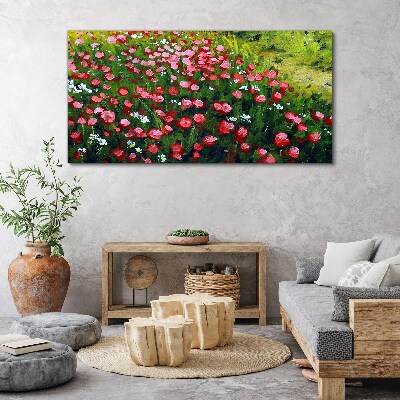 Obraz Canvas Lúka plná maku