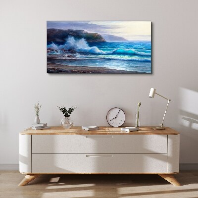 Obraz Canvas Pokojné vlny oceánu