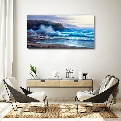 Obraz Canvas Pokojné vlny oceánu