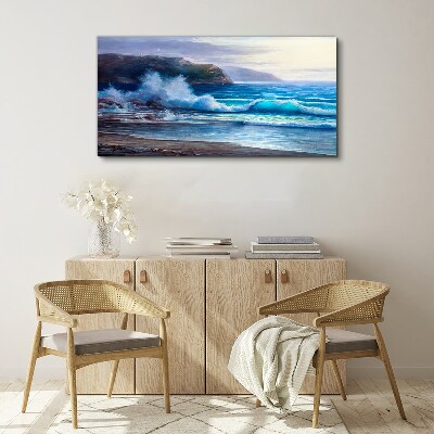 Obraz Canvas Pokojné vlny oceánu