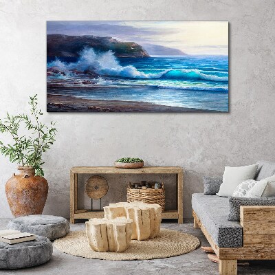Obraz Canvas Pokojné vlny oceánu
