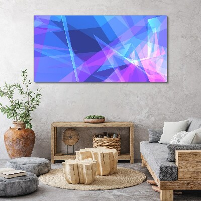 Obraz Canvas Abstraktná kompozícia v odtieňoch modrej