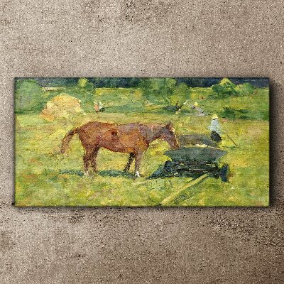 Obraz Canvas Vidiecka scéna s koňom