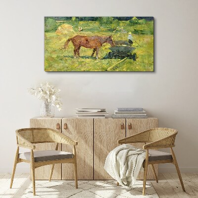 Obraz Canvas Vidiecka scéna s koňom