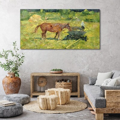 Obraz Canvas Vidiecka scéna s koňom