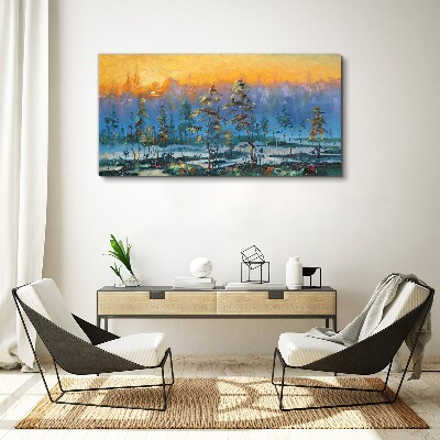 Obraz Canvas Zlaté rána v lese