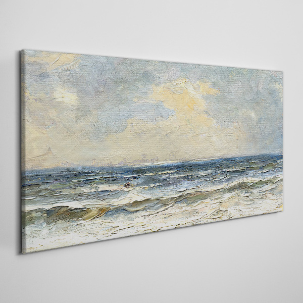Obraz Canvas Pokojné more počas letného dňa