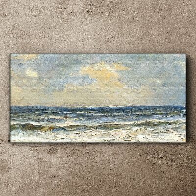 Obraz Canvas Pokojné more počas letného dňa