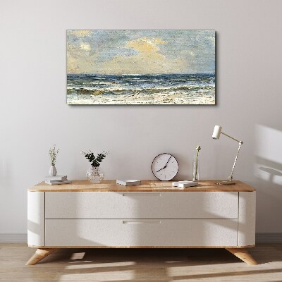 Obraz Canvas Pokojné more počas letného dňa