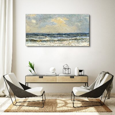 Obraz Canvas Pokojné more počas letného dňa