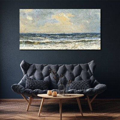 Obraz Canvas Pokojné more počas letného dňa