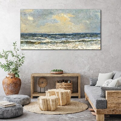 Obraz Canvas Pokojné more počas letného dňa