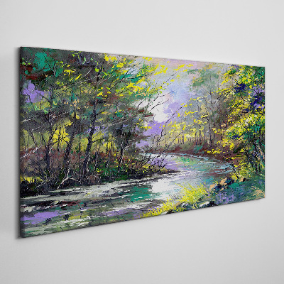 Obraz Canvas Zelená oáza pokoja