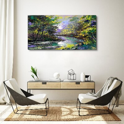 Obraz Canvas Zelená oáza pokoja