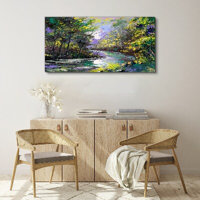 Obraz Canvas Zelená oáza pokoja