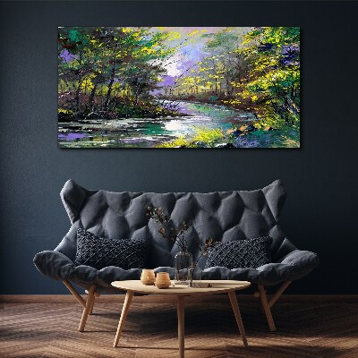 Obraz Canvas Zelená oáza pokoja