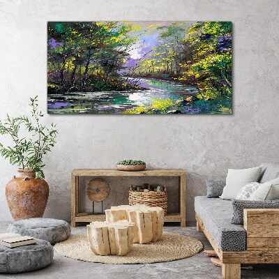 Obraz Canvas Zelená oáza pokoja
