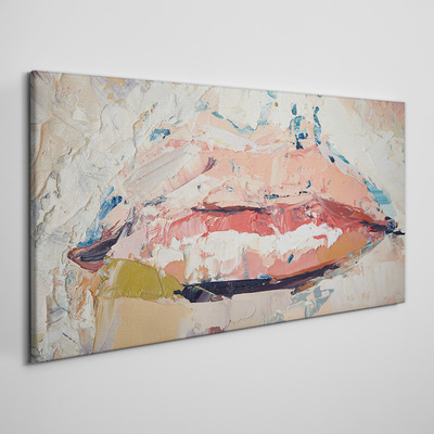 Obraz Canvas Jemné pery v pastelových odtieňoch