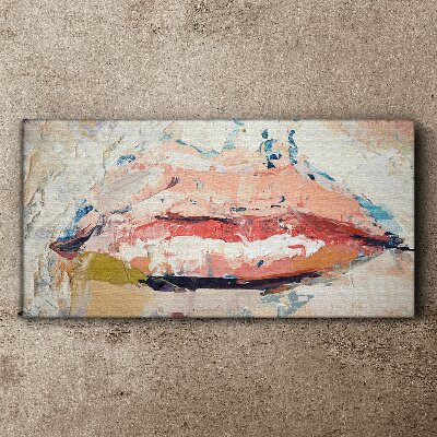 Obraz Canvas Jemné pery v pastelových odtieňoch