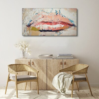Obraz Canvas Jemné pery v pastelových odtieňoch