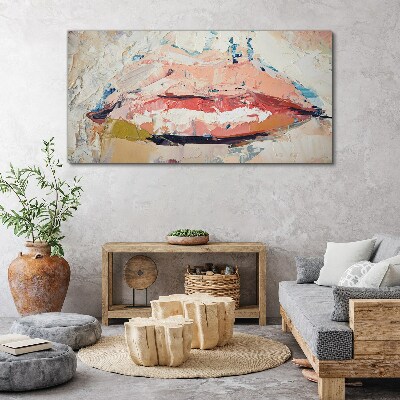 Obraz Canvas Jemné pery v pastelových odtieňoch