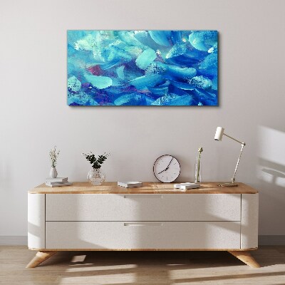 Obraz Canvas Farebné vlny oceánu