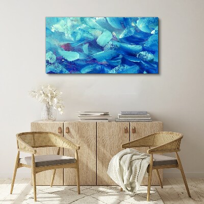 Obraz Canvas Farebné vlny oceánu
