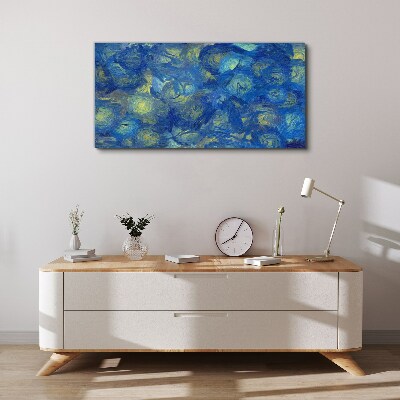 Obraz Canvas Nočná obloha v odtieňoch modrej