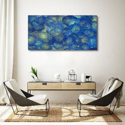 Obraz Canvas Nočná obloha v odtieňoch modrej