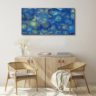 Obraz Canvas Nočná obloha v odtieňoch modrej