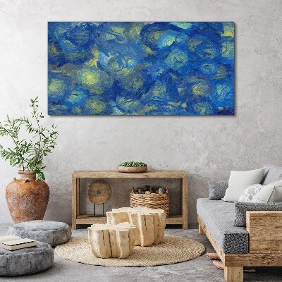 Obraz Canvas Nočná obloha v odtieňoch modrej
