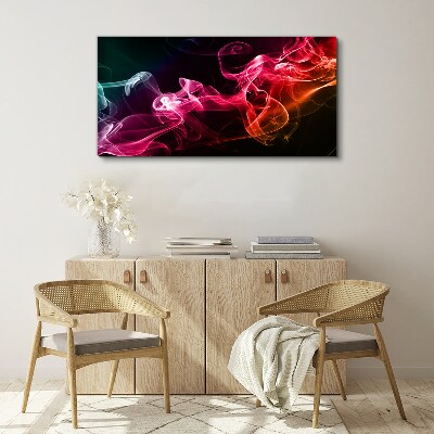 Obraz Canvas Vlny farebnej hmly