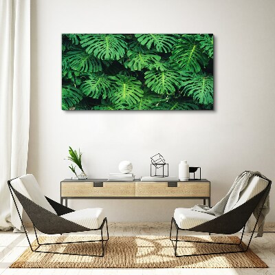 Obraz Canvas Tropická listová mozaika